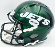 LaDainian Tomlinson Autographed New York Jets 2019 Alternate Green Full Size Speed Replica Helmet "HOF 17" Beckett BAS Witness Stock #261833