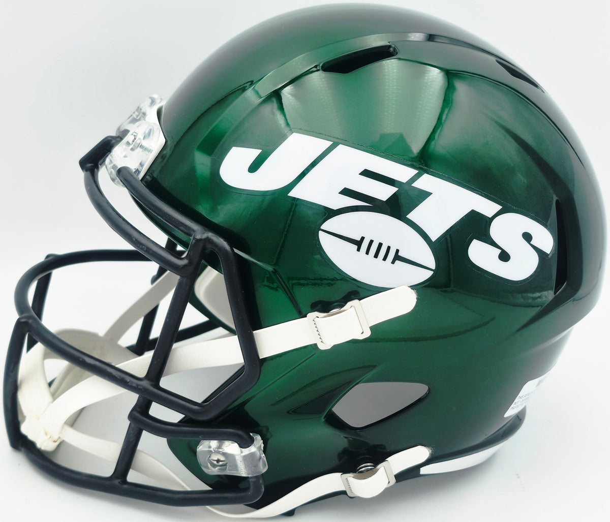 LaDainian Tomlinson Autographed New York Jets 2019 Alternate Green Full Size Speed Replica Helmet "HOF 17" Beckett BAS Witness Stock #261833