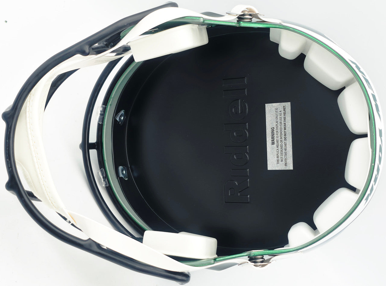 LaDainian Tomlinson Autographed New York Jets 2019 Alternate Green Full Size Speed Replica Helmet "HOF 17" Beckett BAS Witness Stock #261833