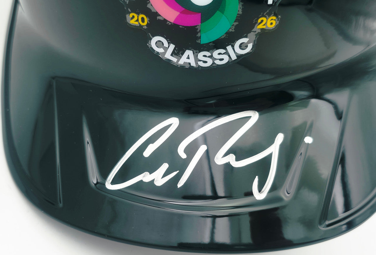 Cal Raleigh Autographed Team USA Green 2026 WBC Logo Full Size Mach Pro Replica Batting Helmet Fanatics & MLB Holo Stock #261840