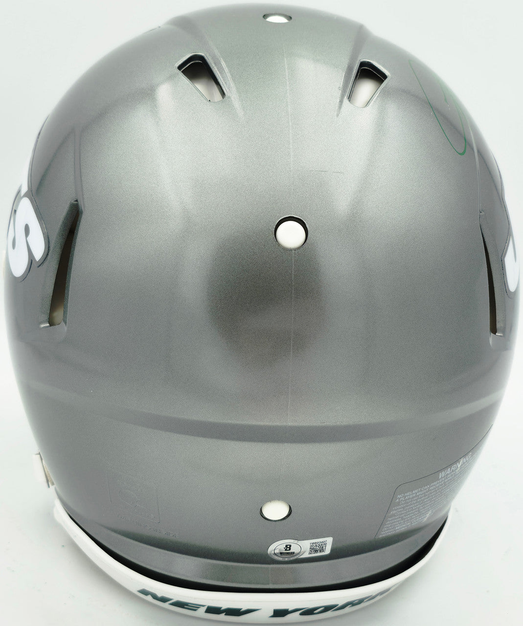 LaDainian Tomlinson Autographed New York Jets Flash Gray Full Size Speed Authentic Helmet "HOF 17" Beckett BAS Witness Stock #261831