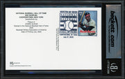 Ichiro Suzuki Autographed Hall of Fame Plaque Postcard (Postmarked 7/27/25) Seattle Mariners Auto Grade Gem Mint 10 Beckett BAS Stock #261812