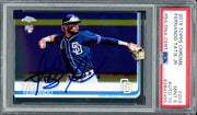 Fernando Tatis Jr. Autographed 2019 Topps Chrome Rookie Card #203 San Diego Padres PSA 9 Auto Grade Gem Mint 10 PSA/DNA Stock #262018