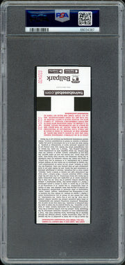 Julio Rodriguez Autographed 2022 MLB Debut Rookie Ticket 4/8/2022 Seattle Mariners PSA 10 (Field) PSA/DNA Stock #262033