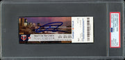 Julio Rodriguez Autographed 2022 MLB Debut Rookie Ticket 4/8/2022 Seattle Mariners PSA 10 (Stadium) PSA/DNA Stock #262035
