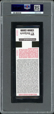 Julio Rodriguez Autographed 2022 MLB Debut Rookie Ticket 4/8/2022 Seattle Mariners PSA 9 Auto Grade Gem Mint 10 "MLB Debut" (Field) PSA/DNA Stock #262036
