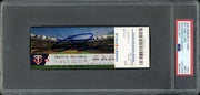 Julio Rodriguez Autographed 2022 MLB Debut Rookie Ticket 4/8/2022 Seattle Mariners PSA 9 (Field) PSA/DNA Stock #262039