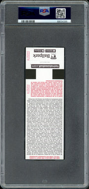 Julio Rodriguez Autographed 2022 MLB Debut Rookie Ticket 4/8/2022 Seattle Mariners PSA 9 (Field) PSA/DNA Stock #262039