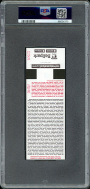 Julio Rodriguez Autographed 2022 MLB Debut Rookie Ticket 4/8/2022 Seattle Mariners PSA 9 (Mascot) PSA/DNA Stock #262041