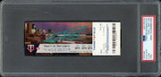 Julio Rodriguez Autographed 2022 MLB Debut Rookie Ticket 4/8/2022 Seattle Mariners PSA 9 (Stadium) PSA/DNA Stock #262042