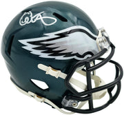Alshon Jeffery Autographed Philadelphia Eagles Green Speed Mini Helmet Beckett BAS QR Stock #261887