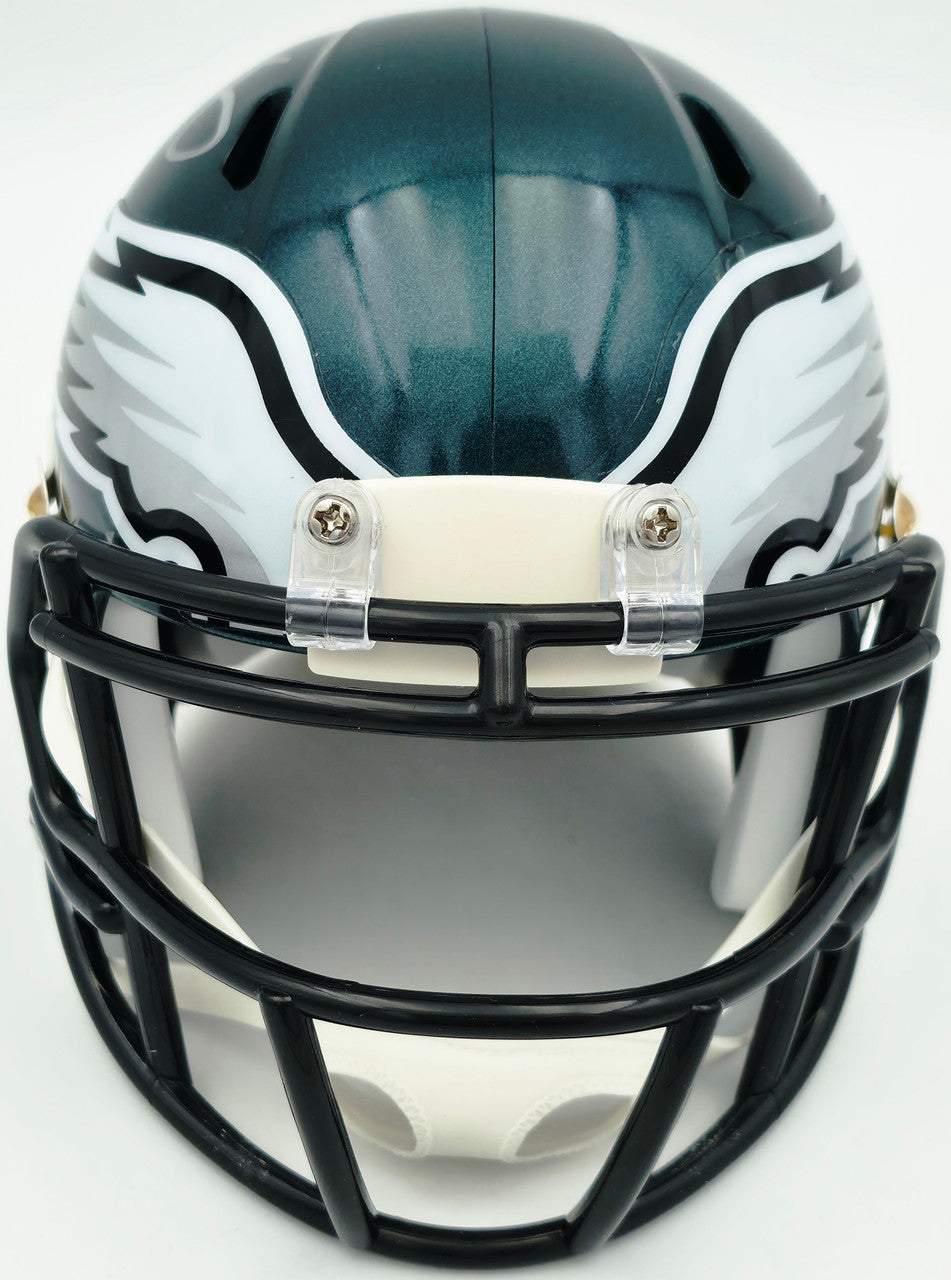 Alshon Jeffery Autographed Philadelphia Eagles Green Speed Mini Helmet Beckett BAS QR Stock #261887