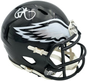 Alshon Jeffery Autographed Philadelphia Eagles Black 2022 Alternate Speed Mini Helmet Beckett BAS QR Stock #261888