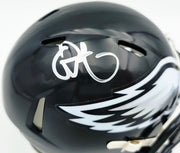 Alshon Jeffery Autographed Philadelphia Eagles Black 2022 Alternate Speed Mini Helmet Beckett BAS QR Stock #261888