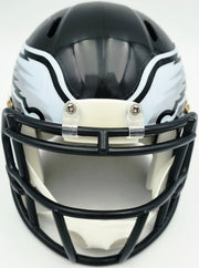Alshon Jeffery Autographed Philadelphia Eagles Black 2022 Alternate Speed Mini Helmet Beckett BAS QR Stock #261888