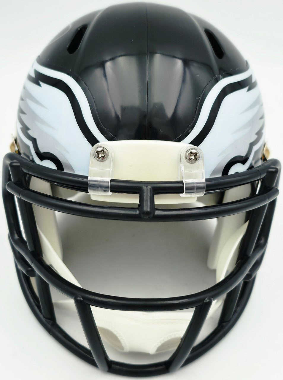 Alshon Jeffery Autographed Philadelphia Eagles Black 2022 Alternate Speed Mini Helmet Beckett BAS QR Stock #261888