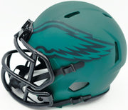 Alshon Jeffery Autographed Philadelphia Eagles Rave Green Speed Mini Helmet Beckett BAS QR Stock #261889