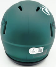Alshon Jeffery Autographed Philadelphia Eagles Rave Green Speed Mini Helmet Beckett BAS QR Stock #261889