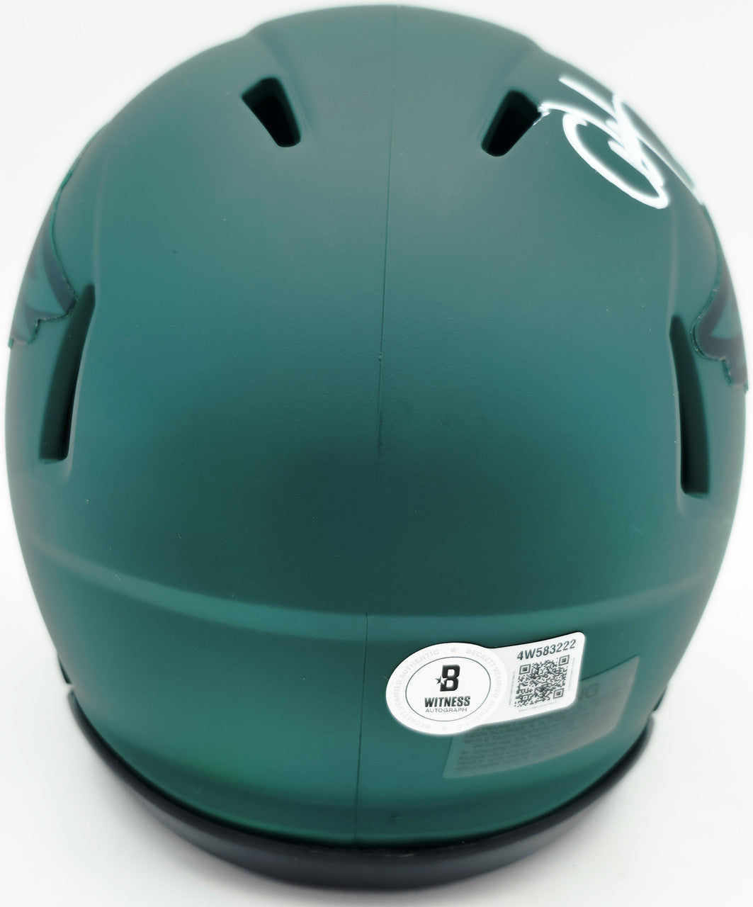 Alshon Jeffery Autographed Philadelphia Eagles Rave Green Speed Mini Helmet Beckett BAS QR Stock #261889