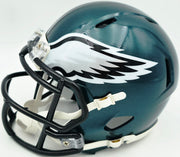 Eric Allen Autographed Philadelphia Eagles Green Speed Mini Helmet Beckett BAS QR Stock #261890