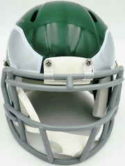 Eric Allen Autographed Philadelphia Eagles Kelly Green 1974-95 Throwback Speed Mini Helmet Beckett BAS QR Stock #261892