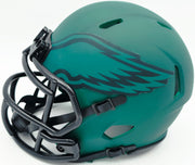 Eric Allen Autographed Philadelphia Eagles Rave Green Speed Mini Helmet Beckett BAS QR Stock #261893