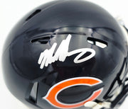 Mike Singletary Autographed Chicago Bears Blue Speed Mini Helmet Beckett BAS Witness Stock #261919