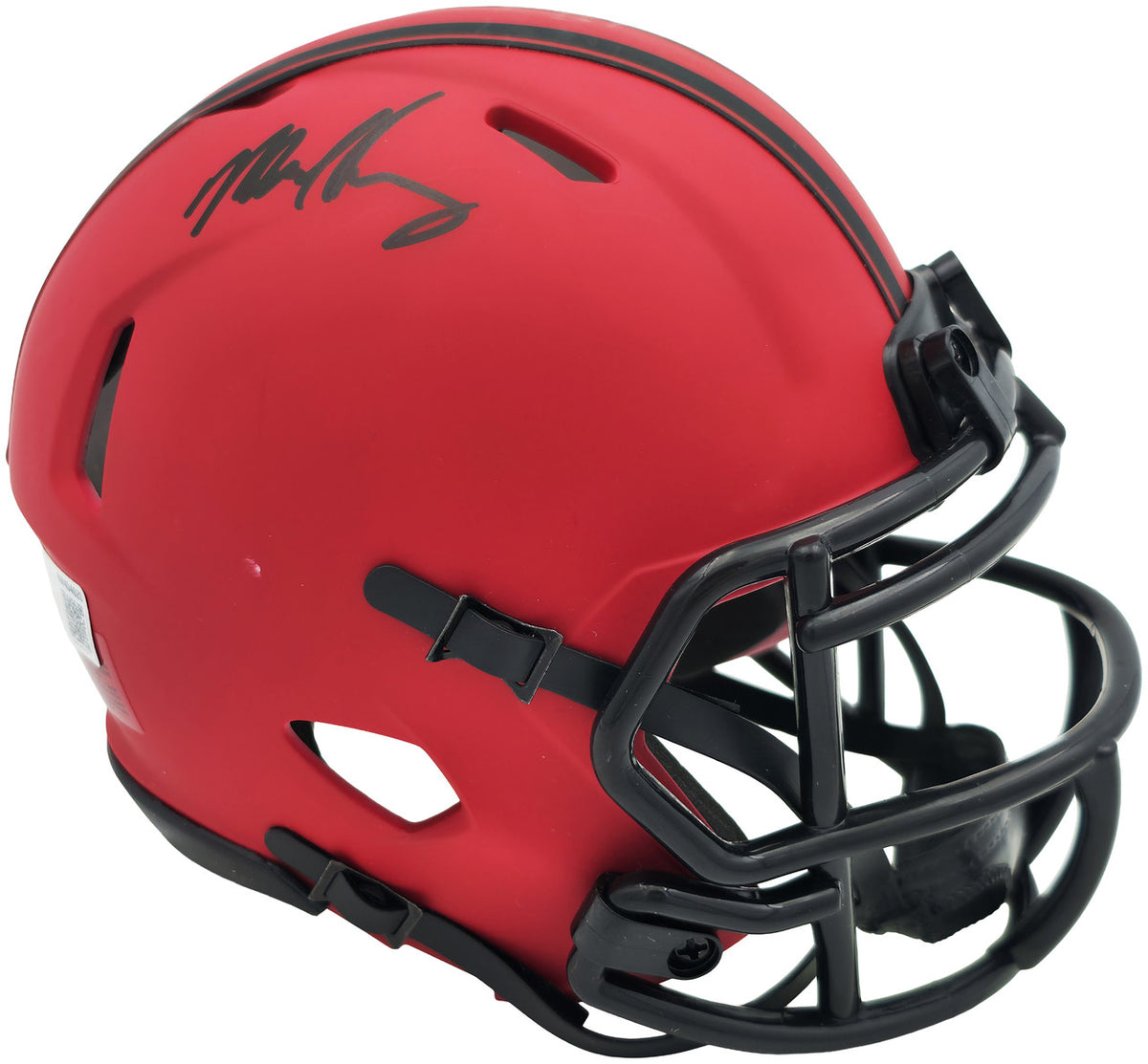 Mike Singletary Autographed San Francisco 49ers Rave Red Speed Mini Helmet Beckett BAS Witness Stock #261921