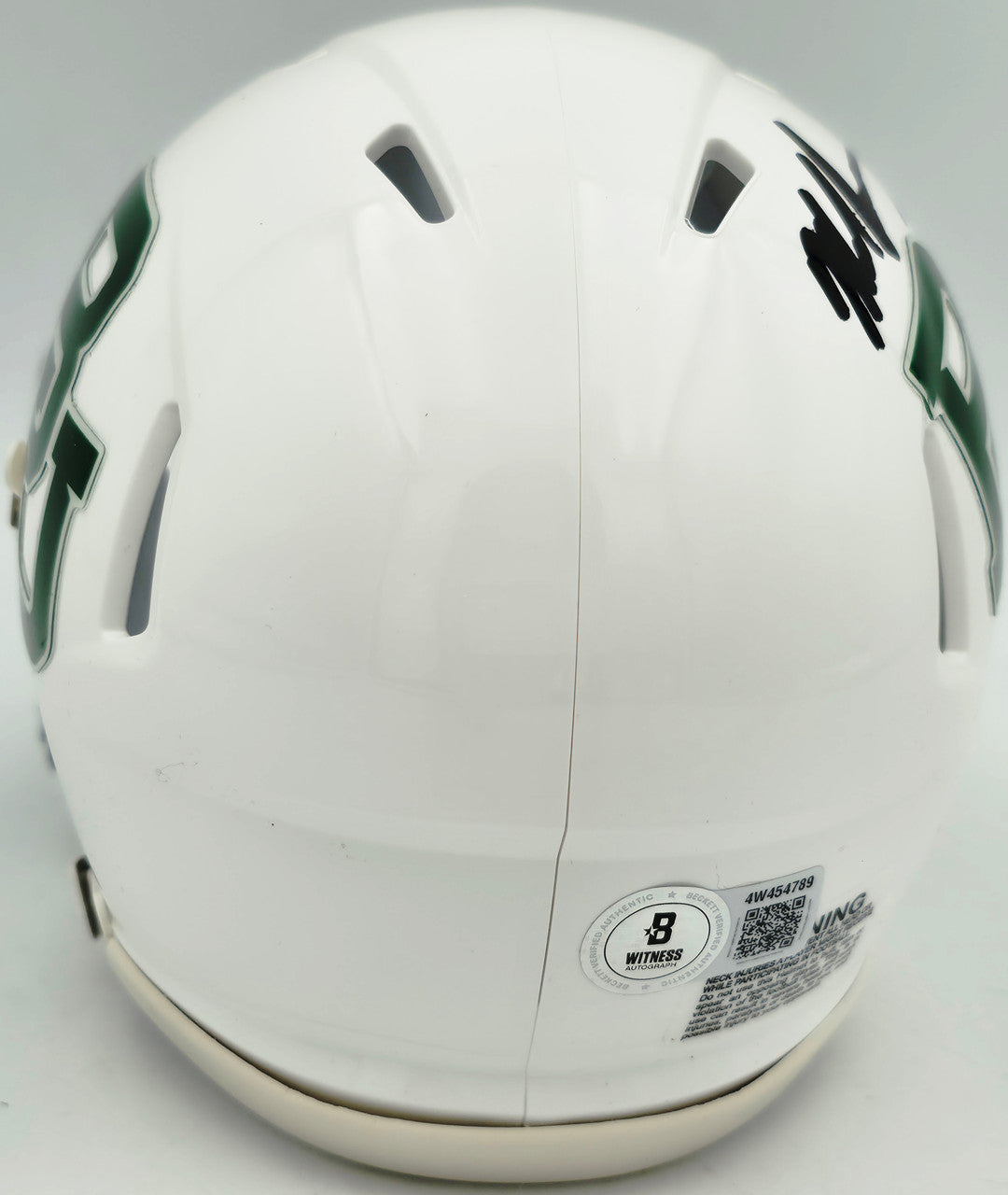 Mike Singletary Autographed Baylor Bears White Speed Mini Helmet Beckett BAS Witness Stock #261922