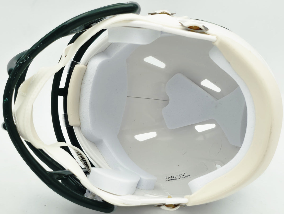 Mike Singletary Autographed Baylor Bears White Speed Mini Helmet Beckett BAS Witness Stock #261922