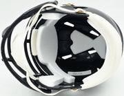 Mike Sainristil Autographed Washington Commanders Black 2022 Alternate Speed Mini Helmet Beckett BAS Witness Stock #261954
