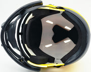 Mike Sainristil Autographed Washington Commanders Rave Yellow Speed Mini Helmet Beckett BAS Witness Stock #261956