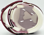 Mike Sainristil Autographed Washington Commanders Maroon Speed Mini Helmet Beckett BAS Witness Stock #261958