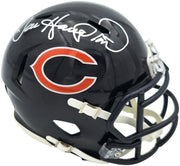Dan Hampton Autographed Chicago Bears Blue Speed Mini Helmet Beckett BAS Witness Stock #261961