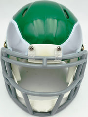 LeSean McCoy Autographed Philadelphia Eagles Green 2023 Alternate Speed Mini Helmet (In Black) Beckett BAS Witness Stock #261962