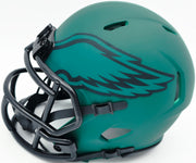 LeSean McCoy Autographed Philadelphia Eagles Rave Green Speed Mini Helmet Beckett BAS Witness Stock #261964