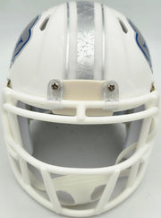 LeSean McCoy Autographed Buffalo Bills White Rivalries Speed Mini Helmet Beckett BAS Witness Stock #261965