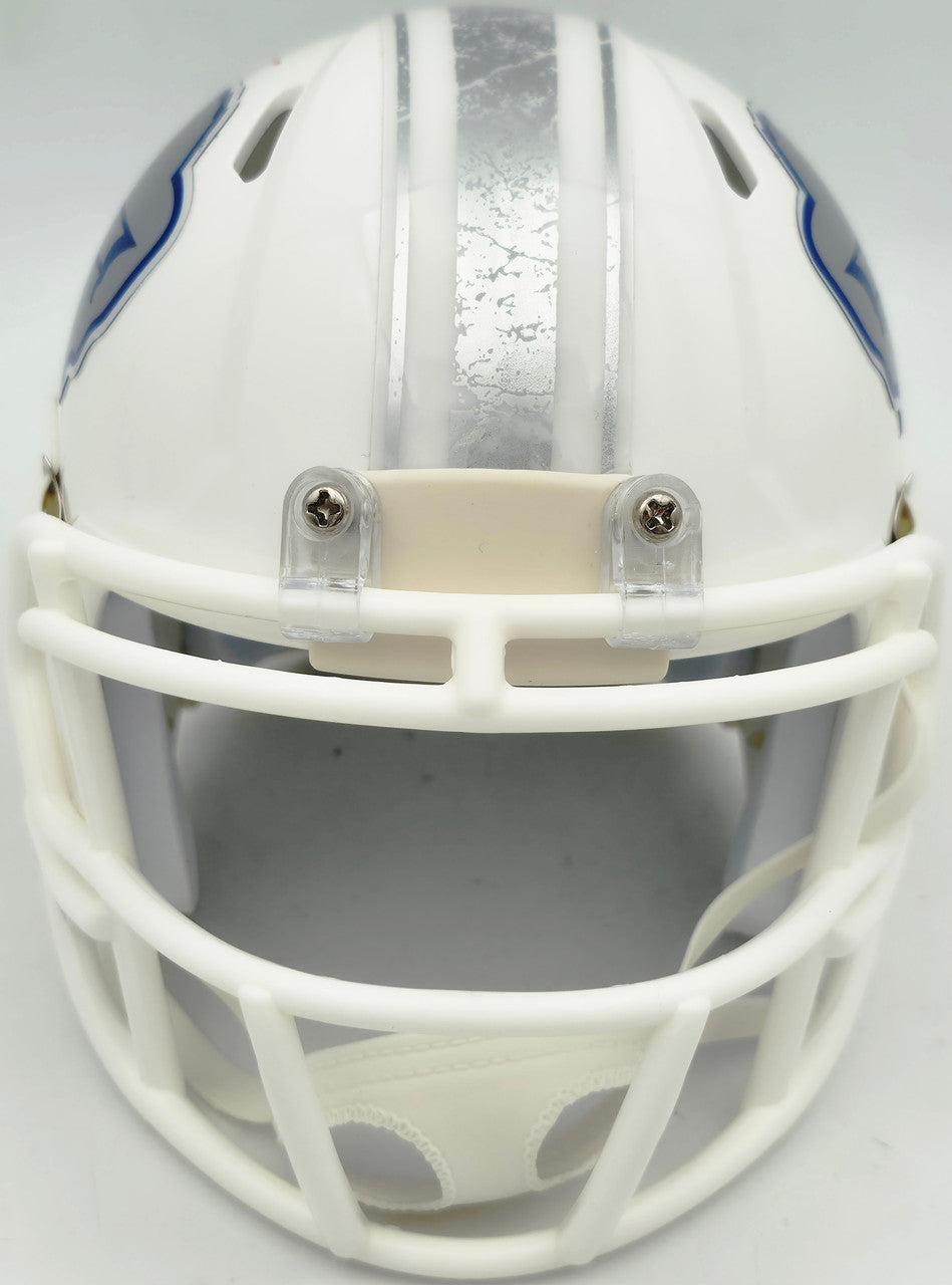 LeSean McCoy Autographed Buffalo Bills White Rivalries Speed Mini Helmet Beckett BAS Witness Stock #261965