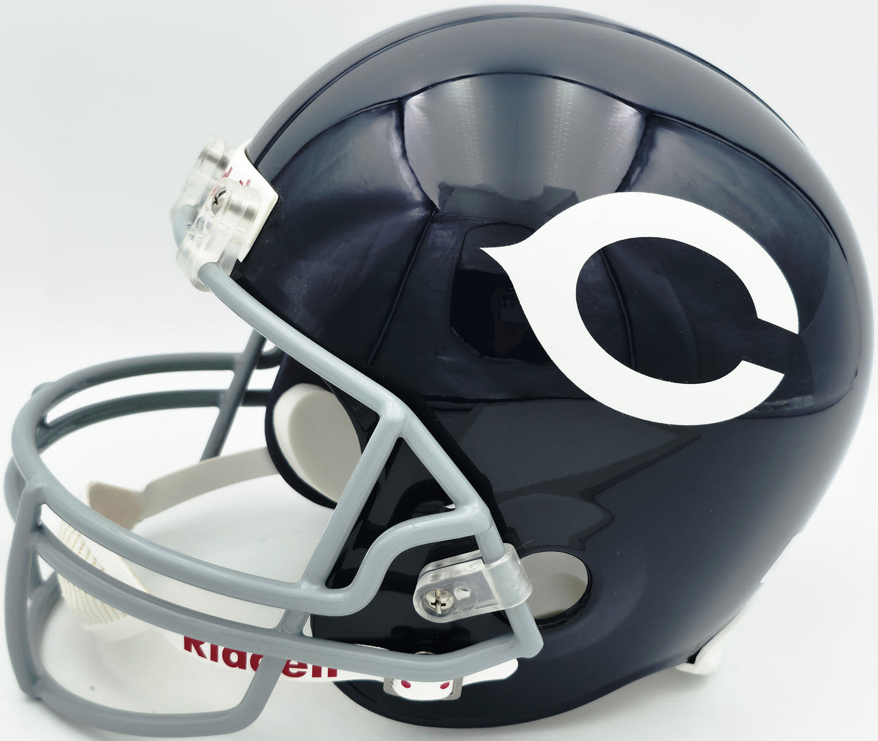 Dick Butkus, Mike Singletary and Brian Urlacher Autographed Chicago Bears Blue Full Size Speed Replica Helmet Beckett BAS Stock #261937