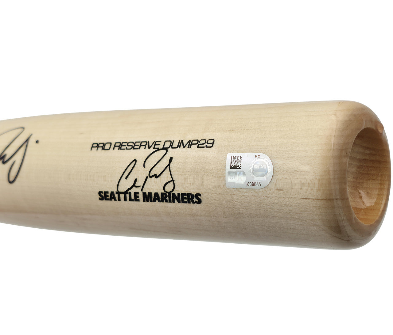 Cal Raleigh Autographed Blonde Victus Player Model Torpedo Baseball Bat Seattle Mariners Fanatics & MLB Holo Stock #261869