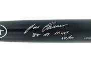 Jose Canseco Autographed Black Louisville Slugger Pro Stock Baseball Bat Oakland A's "88 AL MVP 40/40" Beckett BAS Witness Stock #261880