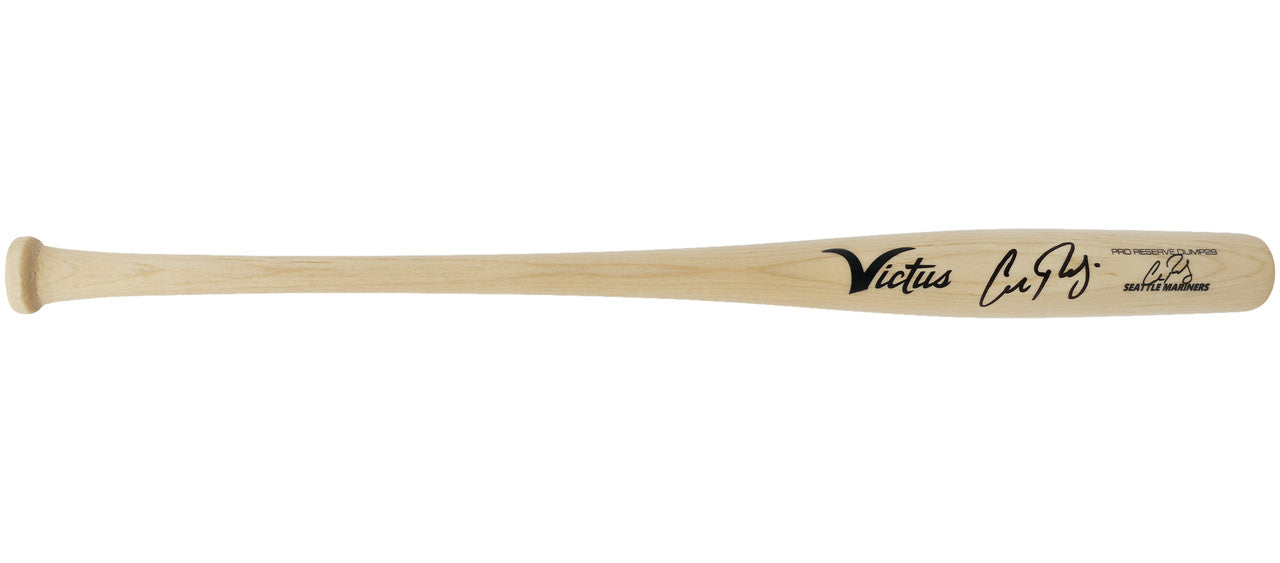 Cal Raleigh Autographed Blonde Victus Player Model Torpedo 18" Mini Baseball Bat Seattle Mariners Fanatics & MLB Holo Stock #261874