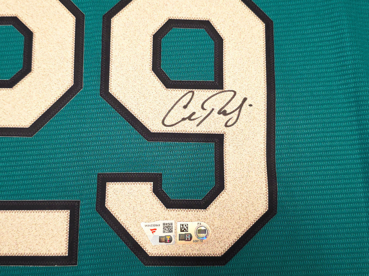 Seattle Mariners Cal Raleigh Autographed Teal Nike Jersey Fanatics & MLB Holo Stock #261842