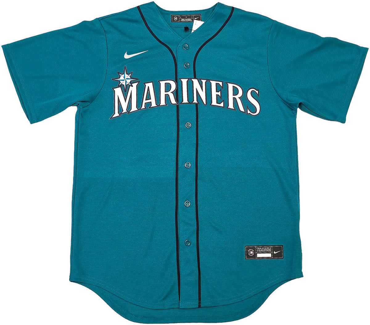 Seattle Mariners Cal Raleigh Autographed Teal Nike Jersey Fanatics & MLB Holo Stock #261842