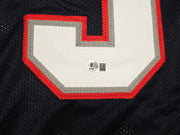 New England Patriots Milton Williams Autographed Blue Jersey Beckett BAS Witness Stock #261849