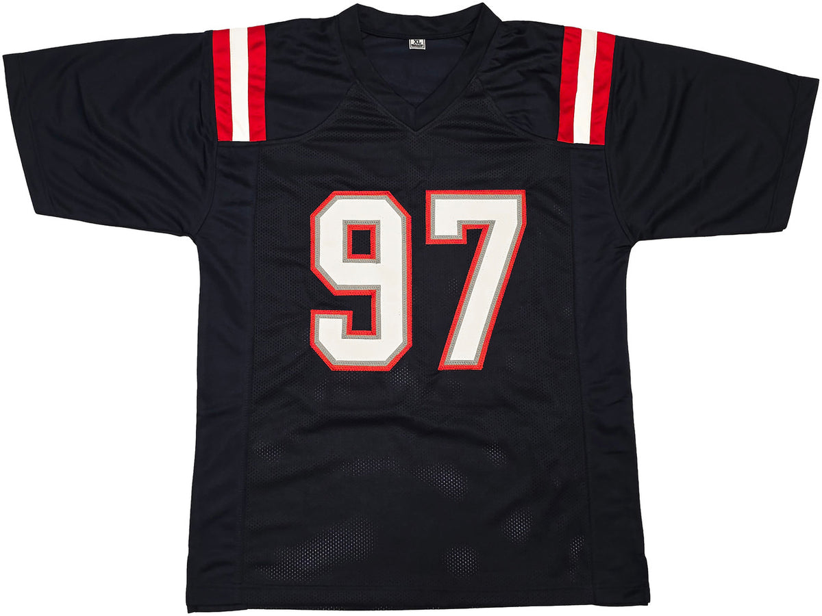 New England Patriots Milton Williams Autographed Blue Jersey Beckett BAS Witness Stock #261849