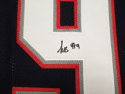 New England Patriots Kayshon Boutte Autographed Blue Jersey Beckett BAS Witness Stock #261913