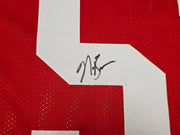 San Francisco 49ers NaVorro Bowman Autographed Red Jersey Beckett BAS Witness Stock #260073