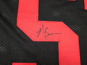 San Francisco 49ers NaVorro Bowman Autographed Black Jersey Beckett BAS Witness Stock #260074