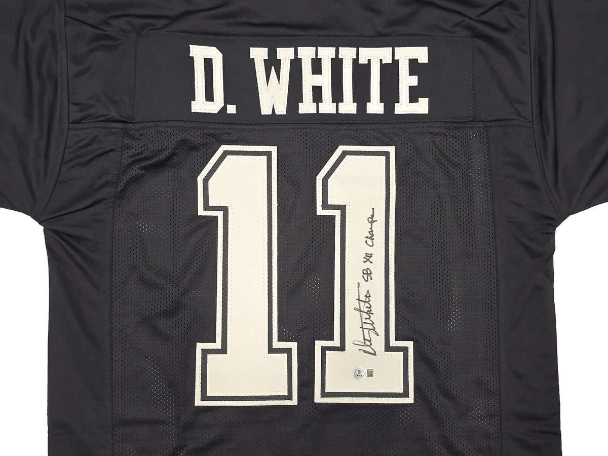 Dallas Cowboys Danny White Autographed Blue Jersey "SB XII Champs" Beckett BAS Witness Stock #260078